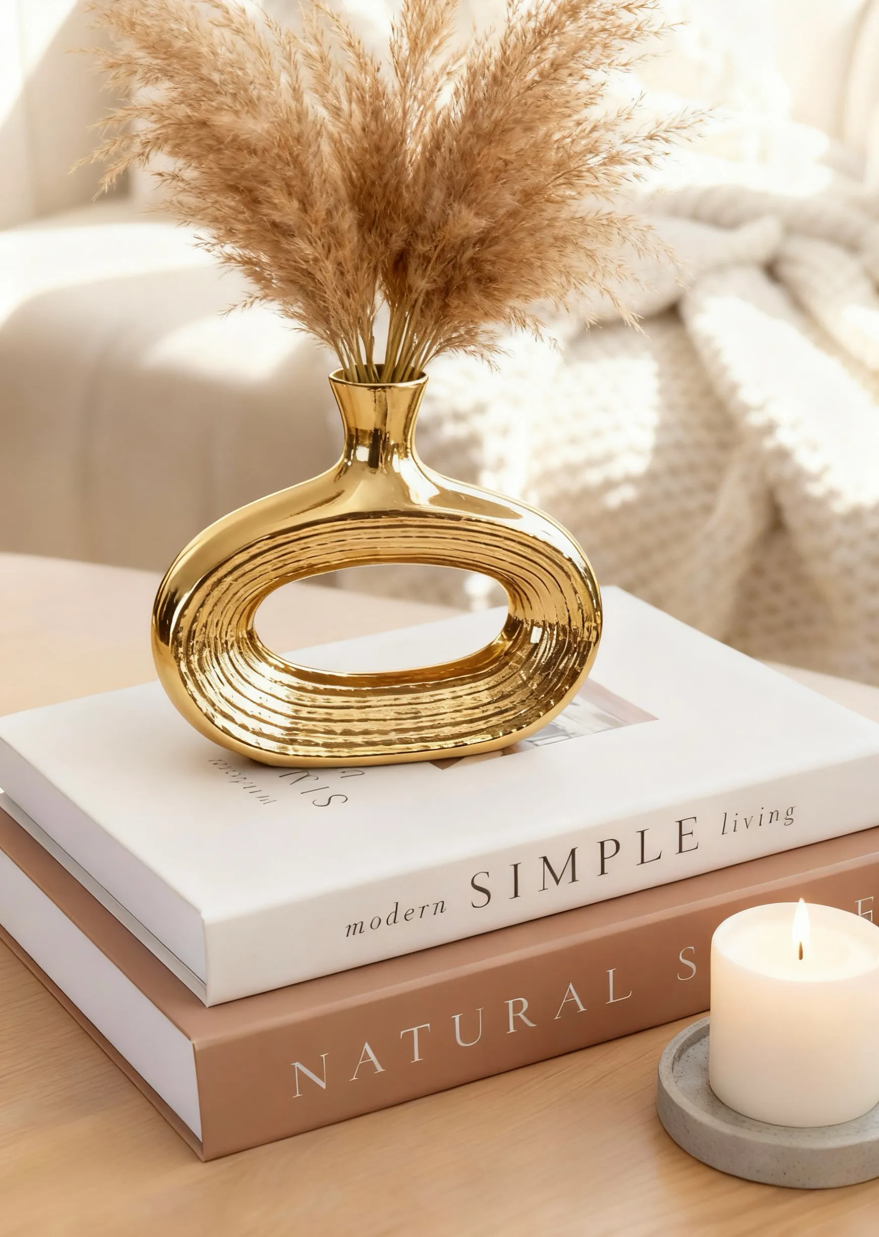 Gold vase