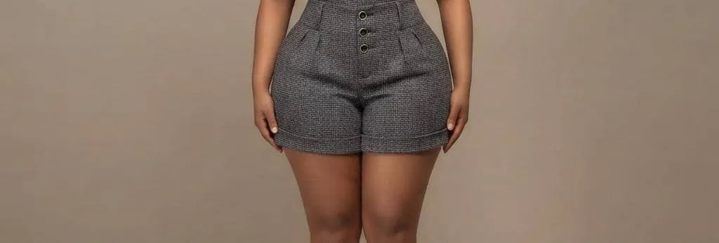 Patterned bum short 