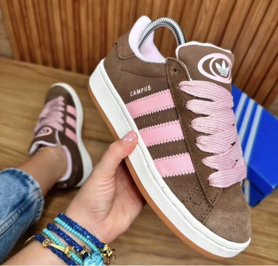 Adidas Campus 00s Brown Pink Sneakers