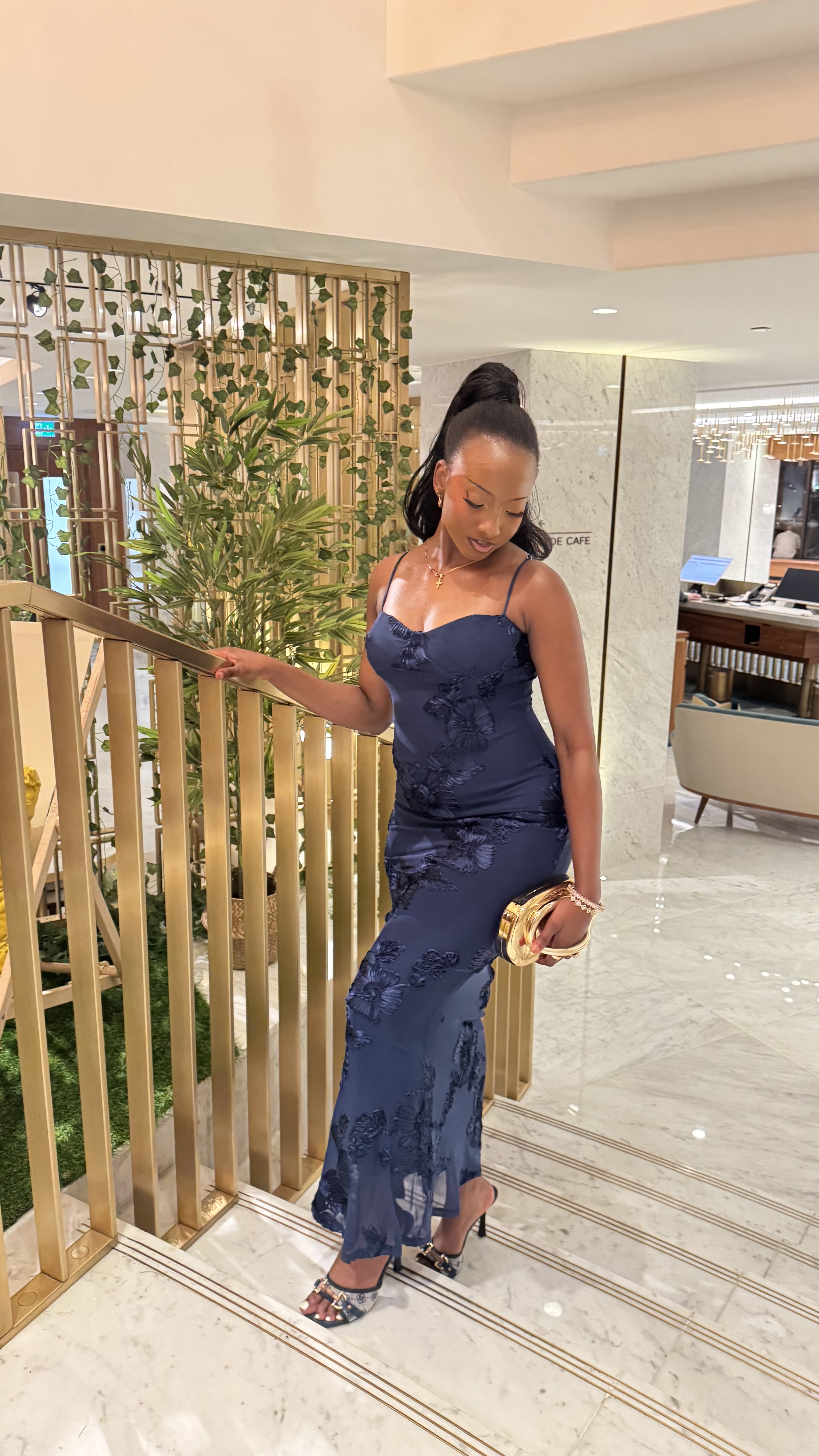 Blue Dinner Dress (S)