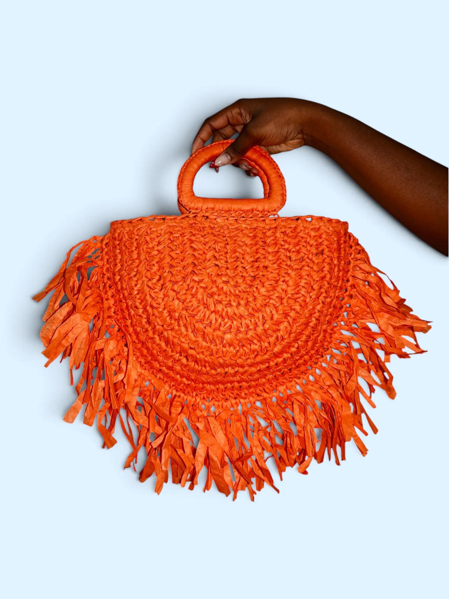 Orange Beach Bag