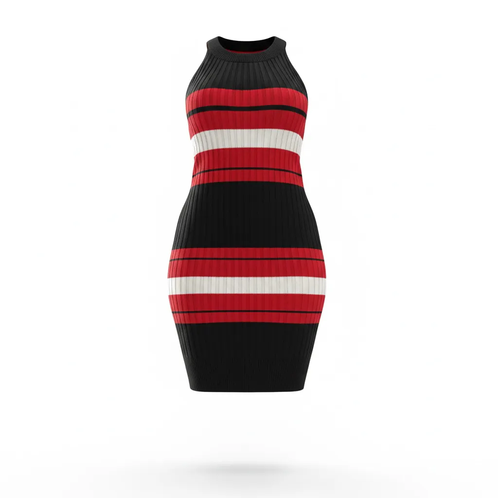 Fitted Knit Dress (M)