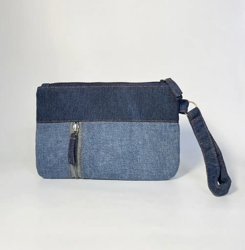 Denim Wristlet 003