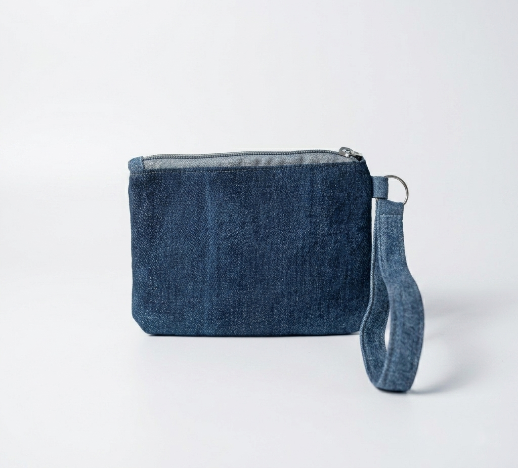 Mini Denim Wristlet 003