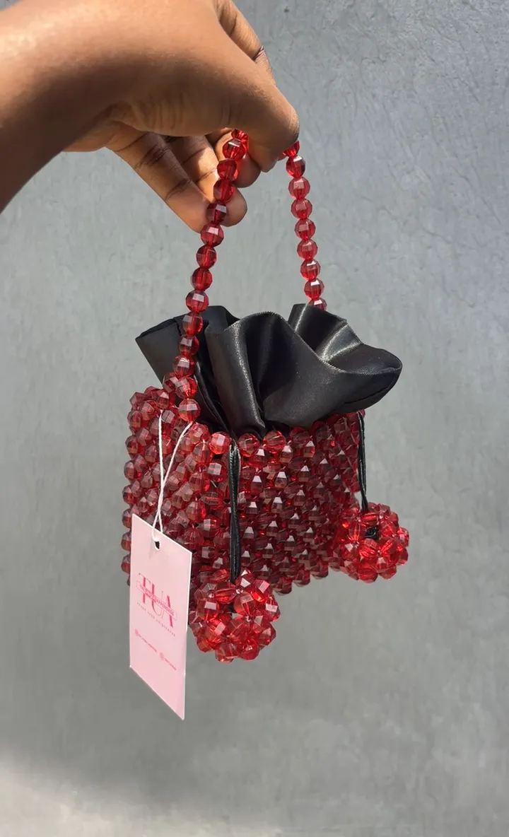 Chic beaded bag