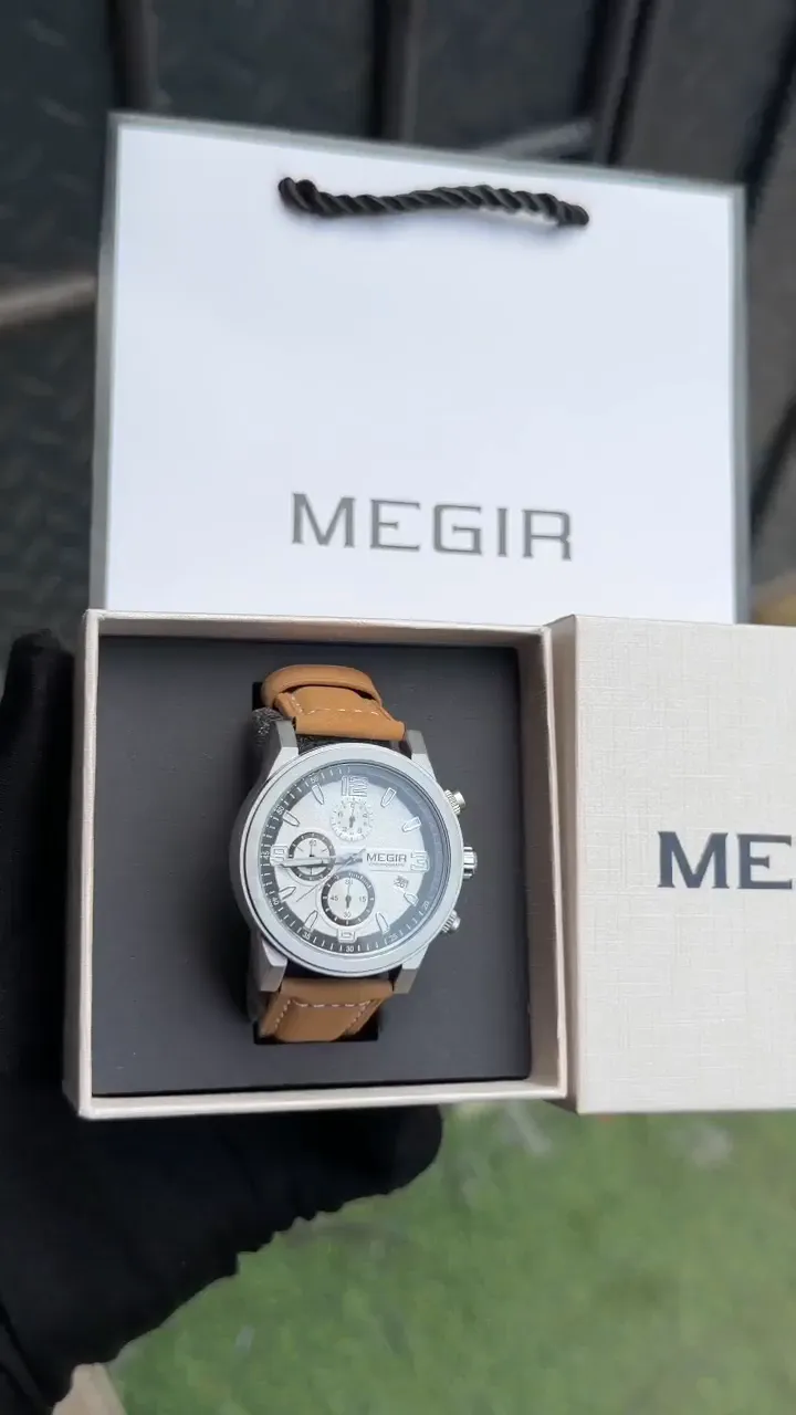 MEGIR chronograph wristwatch 